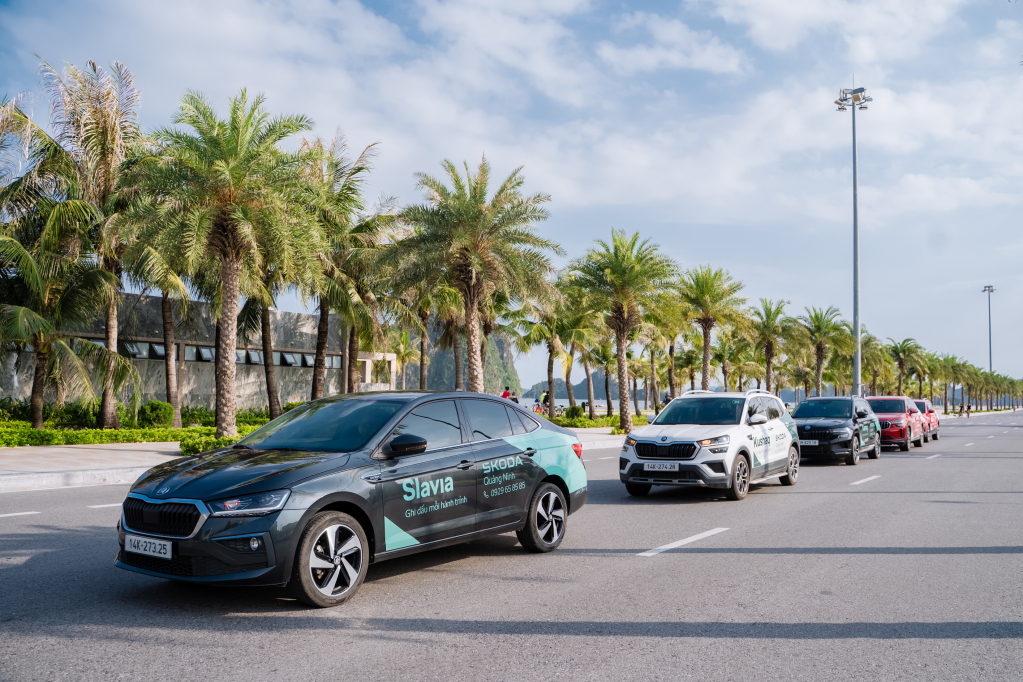 Škoda Slavia, Kushaq, Karoq và Kodiaq: Hành trình đầy cảm hứng khám phá vẻ đẹp tráng lệ của Quảng Ninh